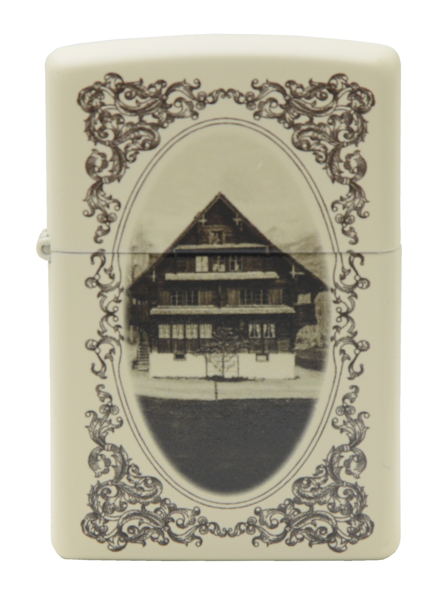 Nostalgie Chalet Zippo bedruckt