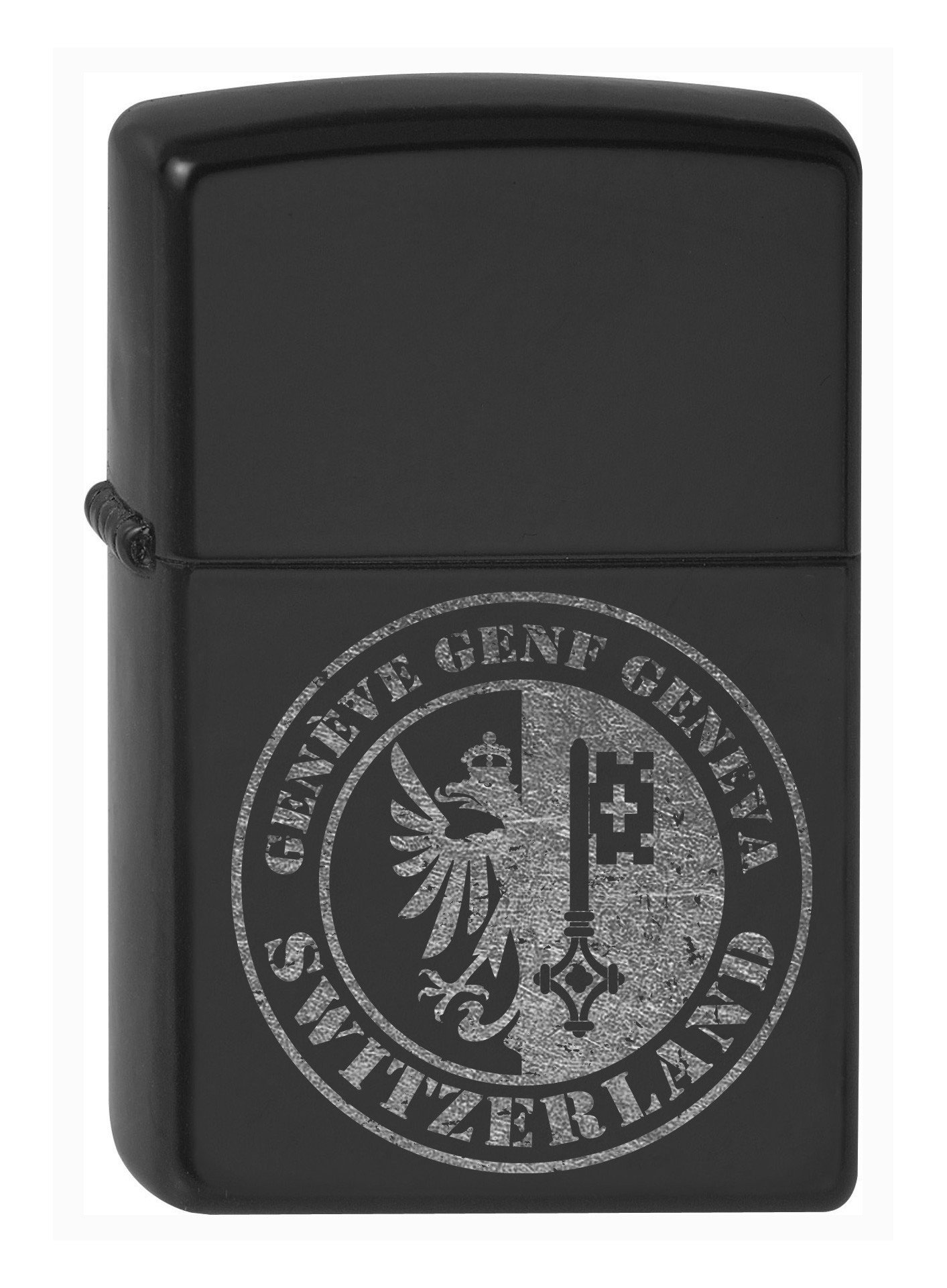 Genf Zippo graviert