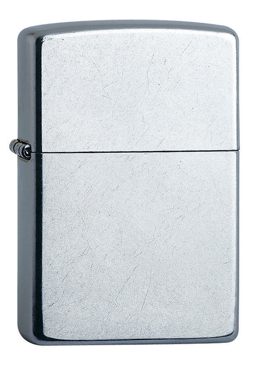 Zippo chrome street
