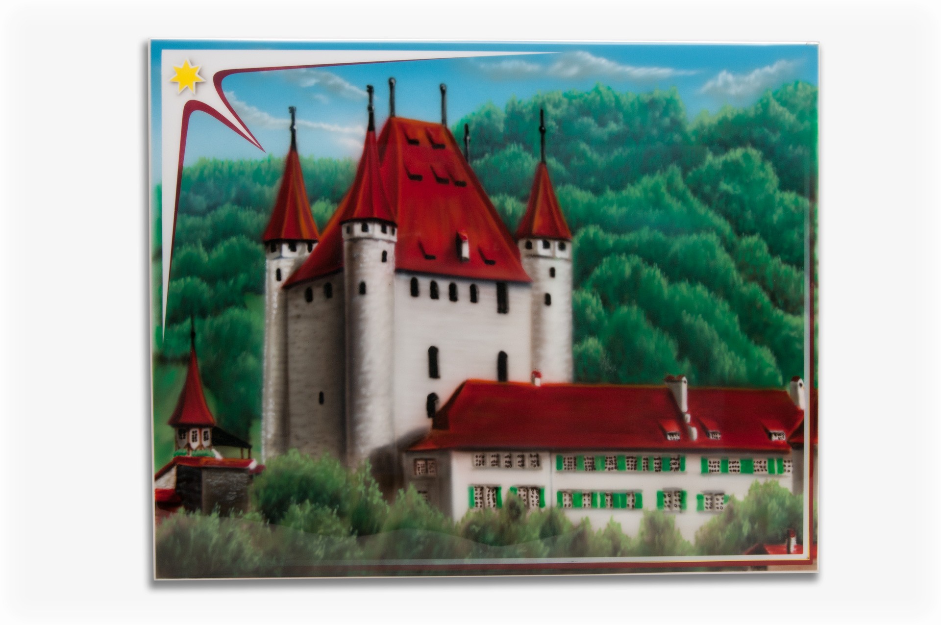 Airbrush Humidor "Schloss Thun"