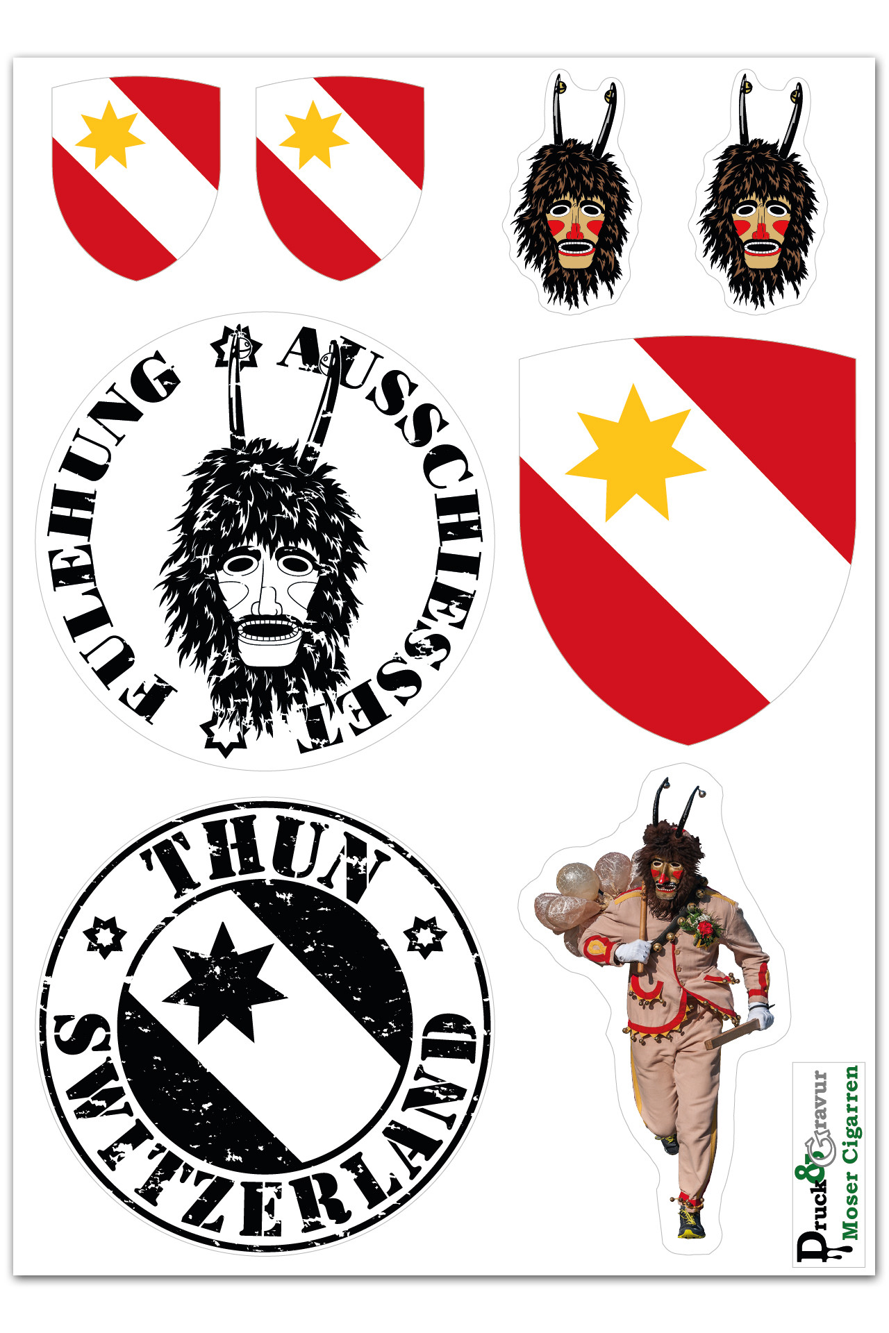 Stickerbogen Fulehung