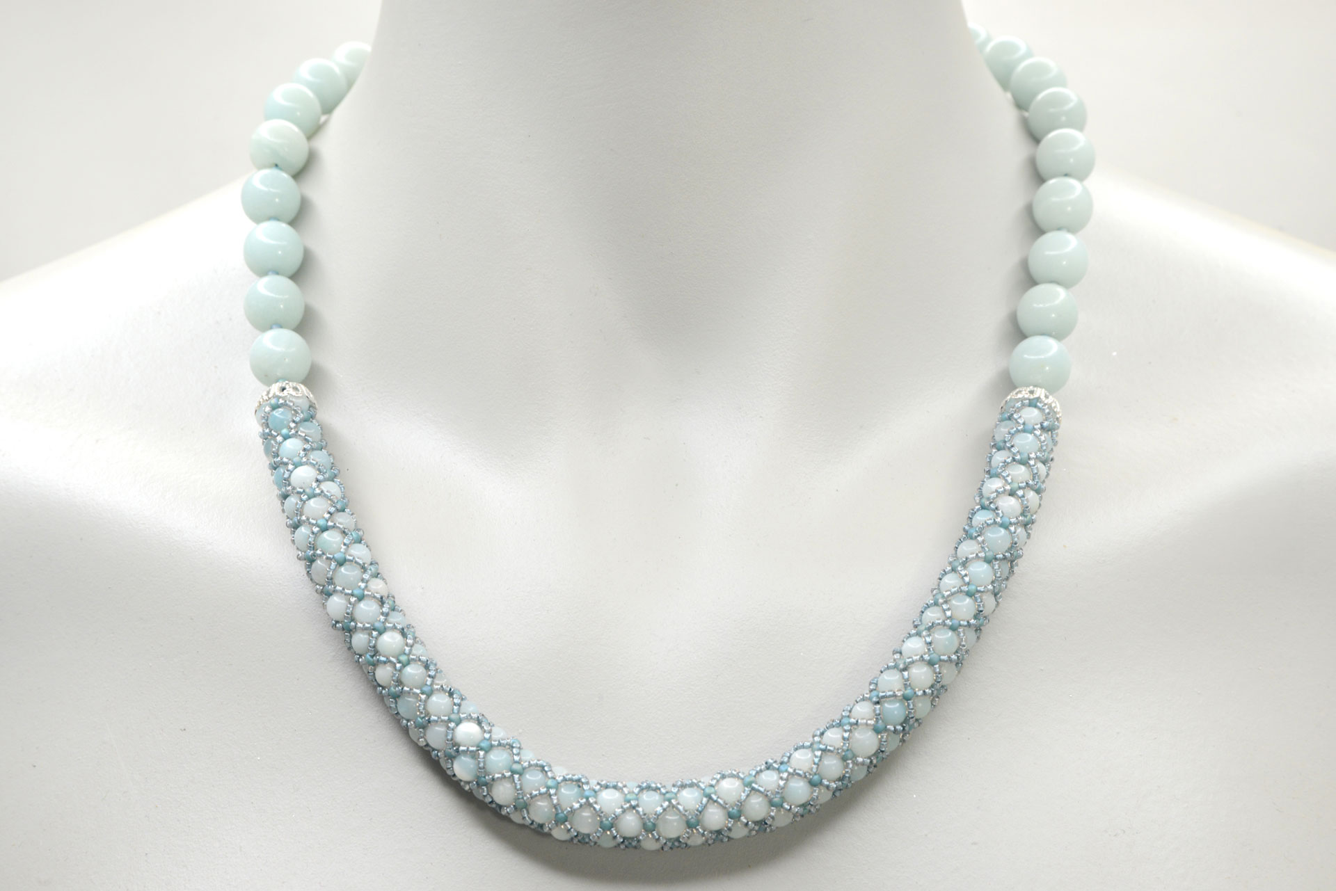 Amazonit Kette "Magic Ice"