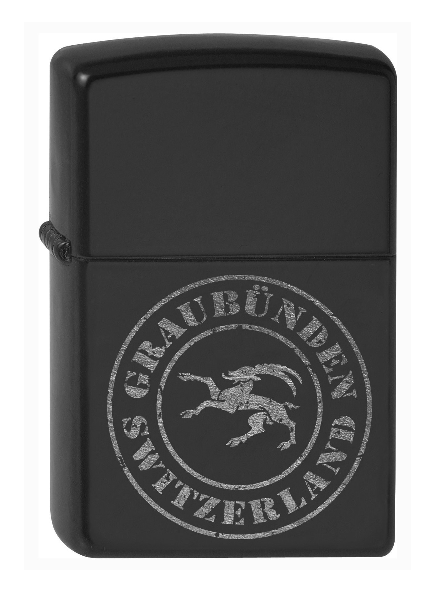 Graubünden Zippo graviert