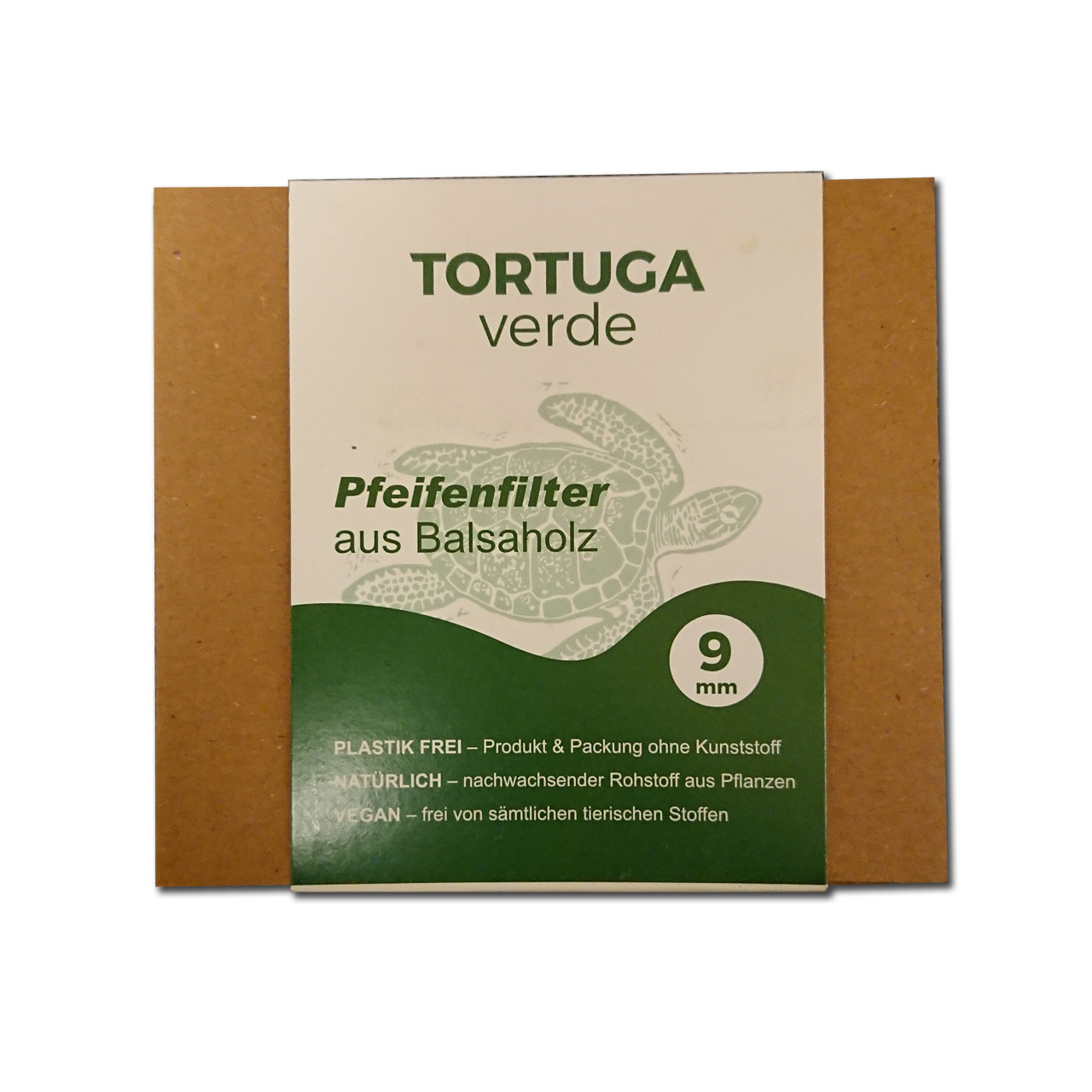 Tortuga Verde Balsafilter 9mm