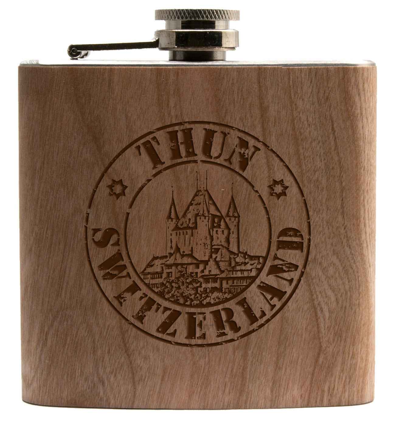 Flachmann Holz 180ml Lasergravur