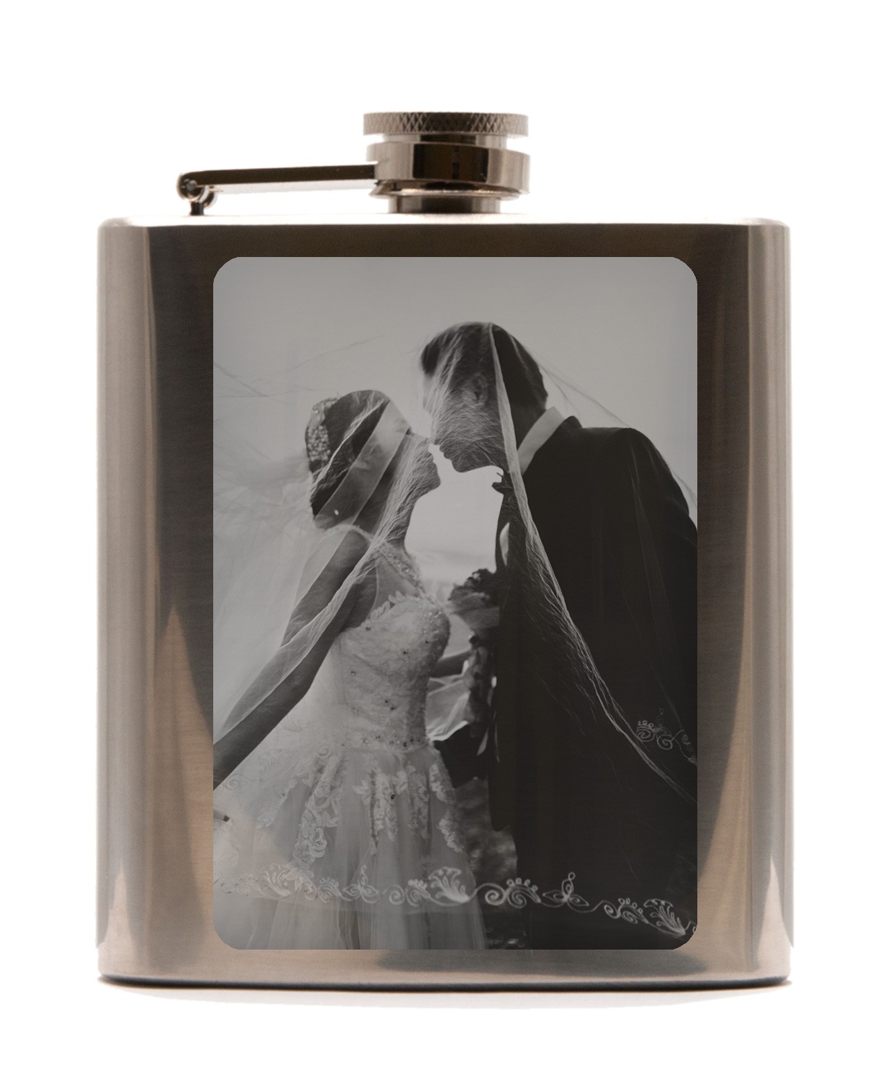 Inkl. Druck Flachmann 180ml high polished