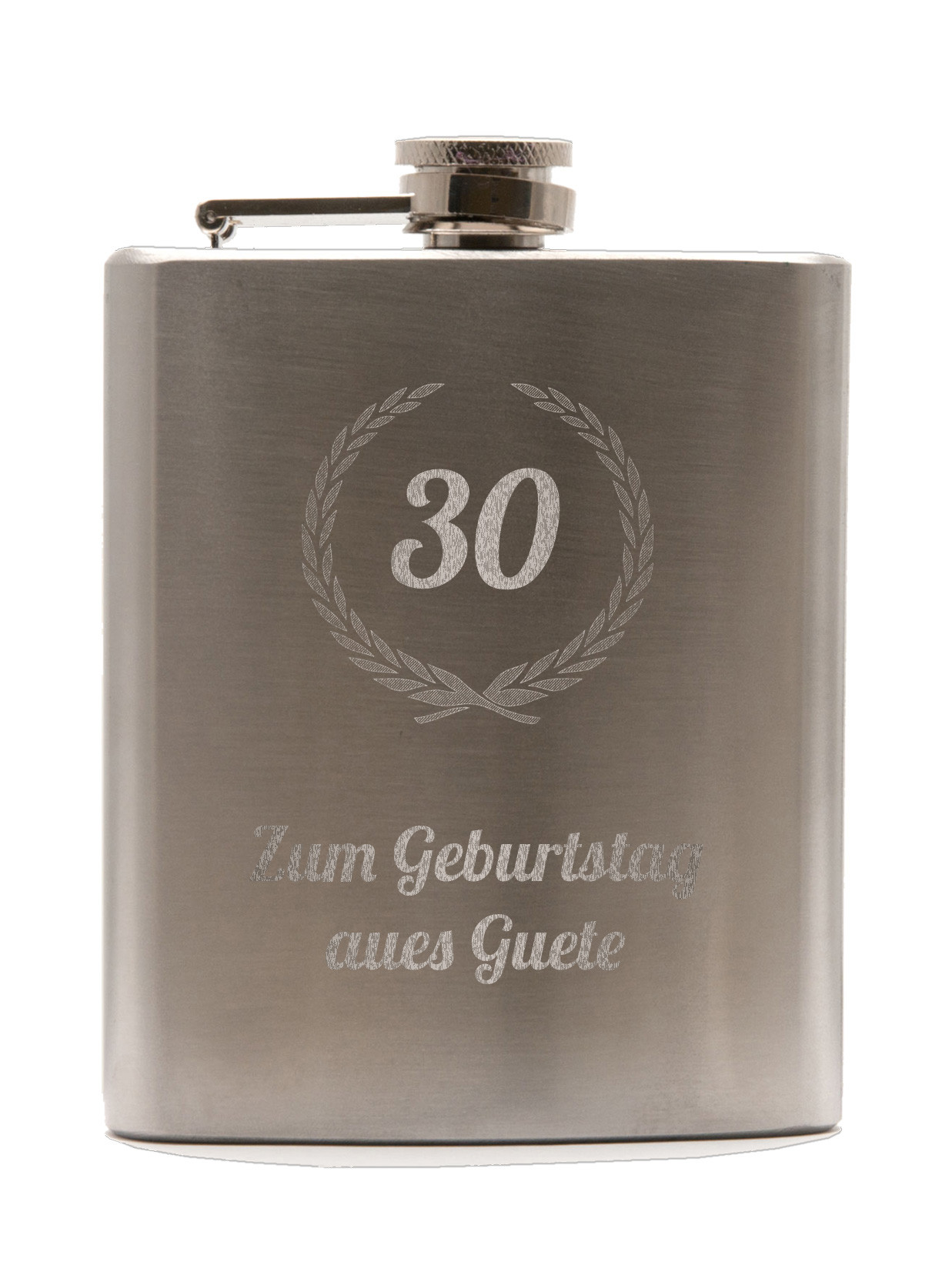 Inkl. Gravur Flachmann 210ml