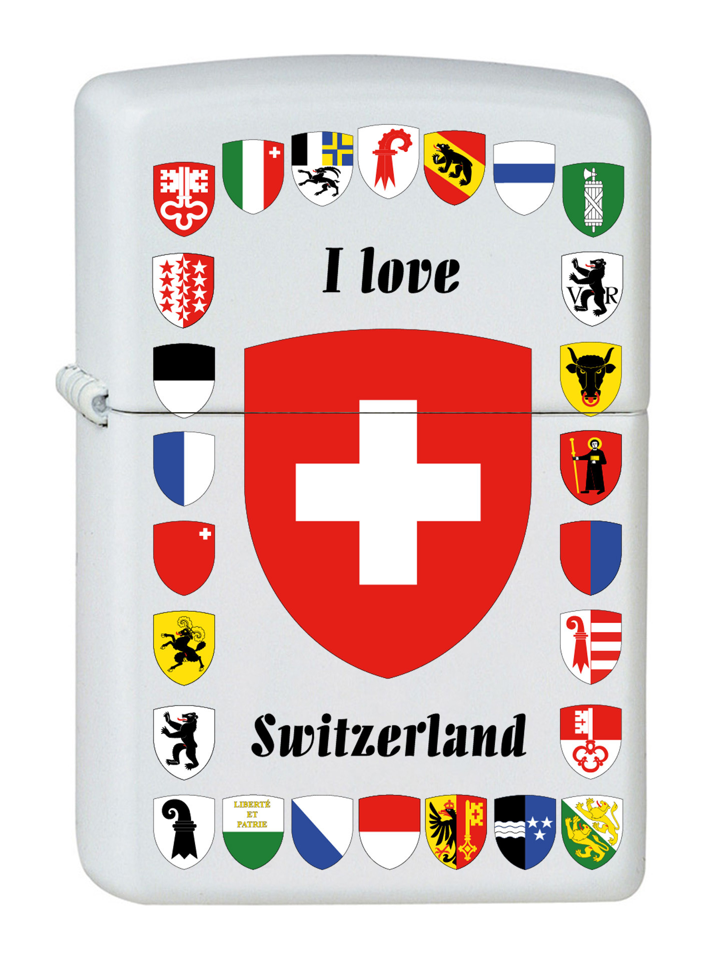 Switzerland  Zippo bedruckt