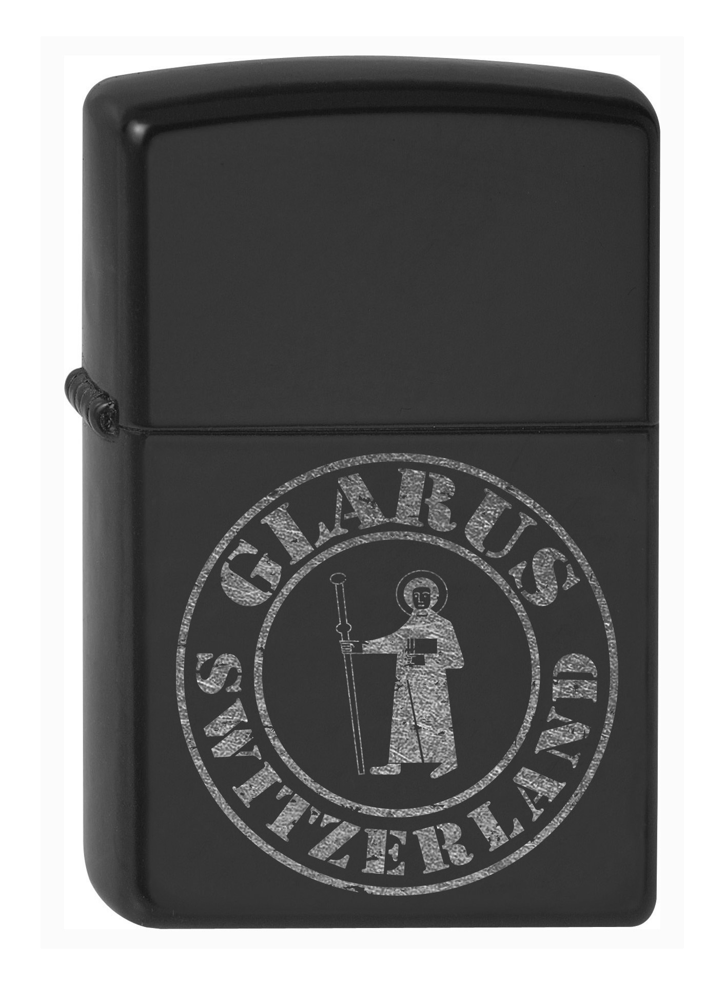 Glarus Zippo graviert