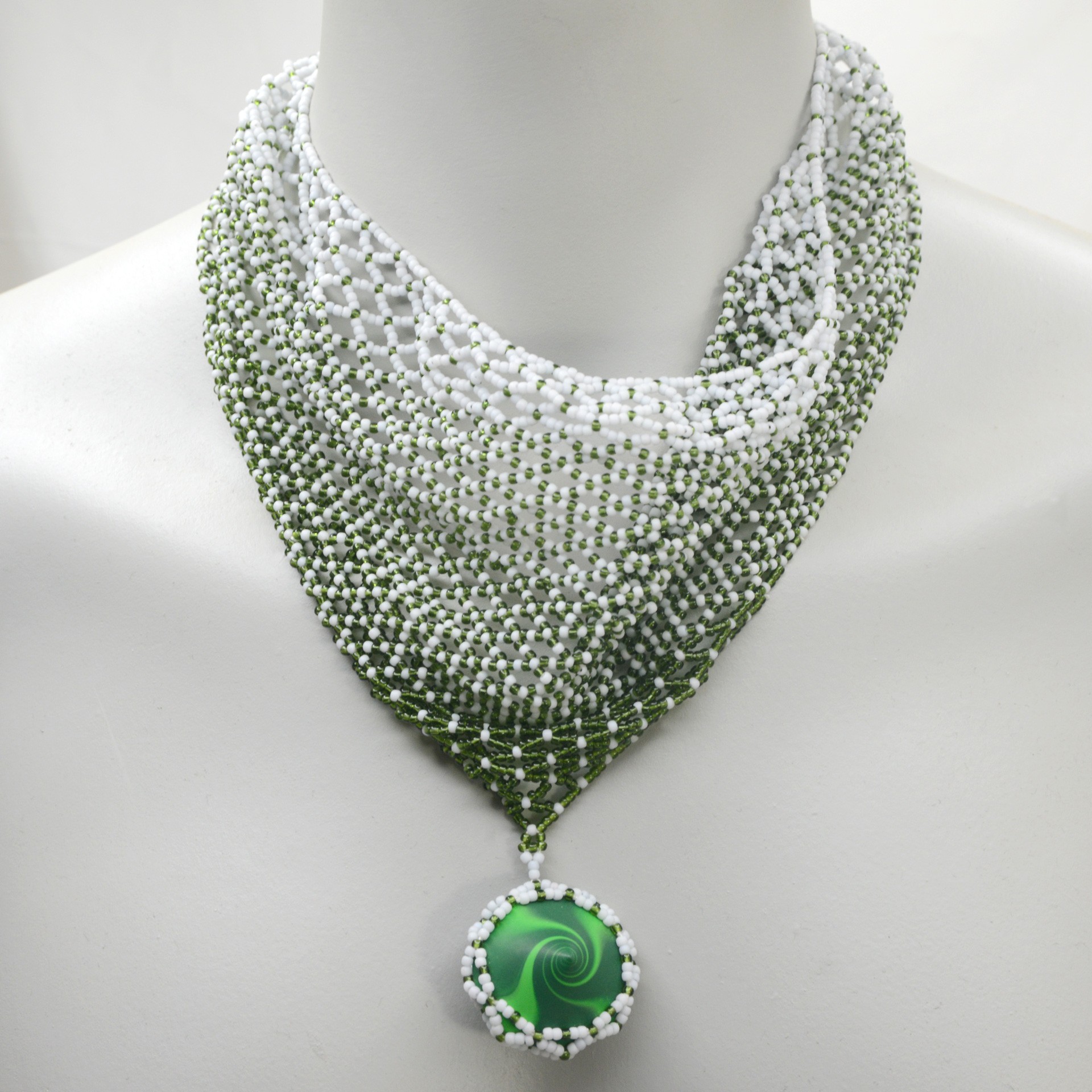 Netzkette "Flowerswirl"