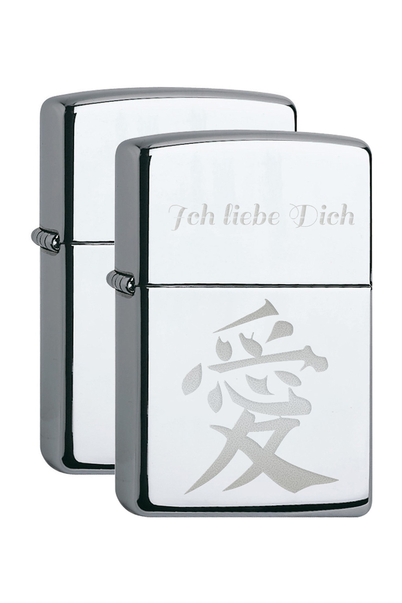 inkl. Gravur Zippo chrome polished