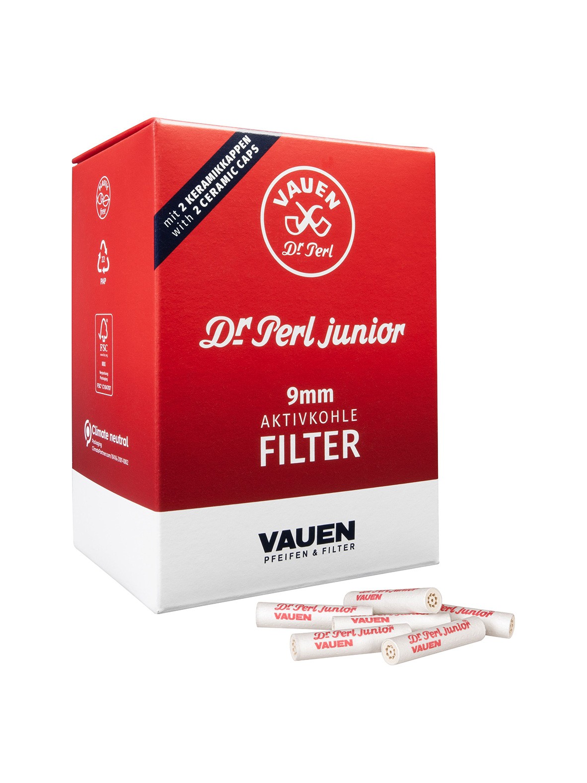 Vauen Dr. Perl Pfeifenfilter 9mm