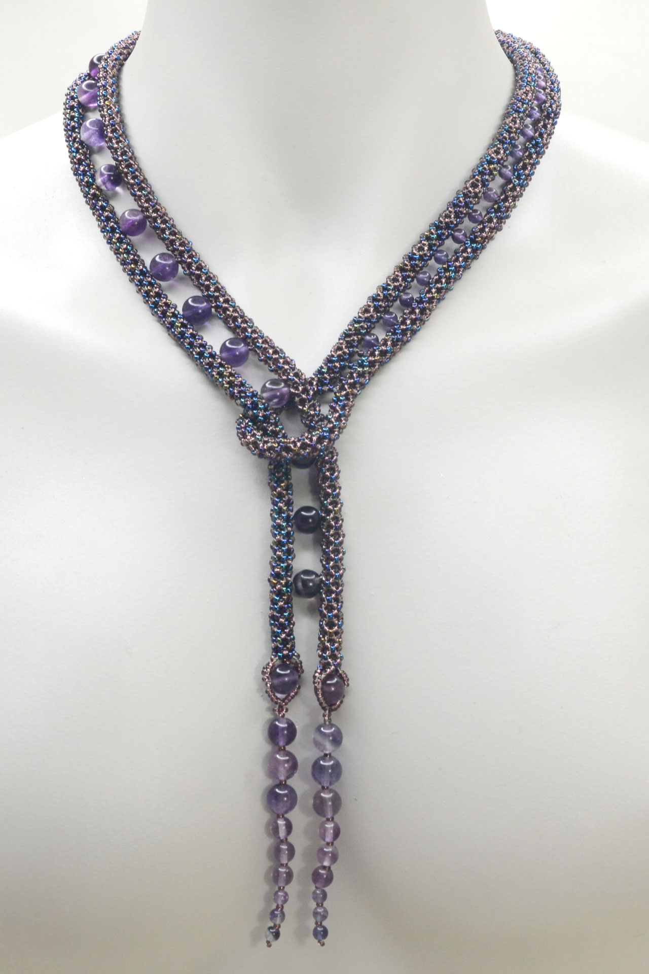 Regenbogenfluorid Kette "Mystic Night"