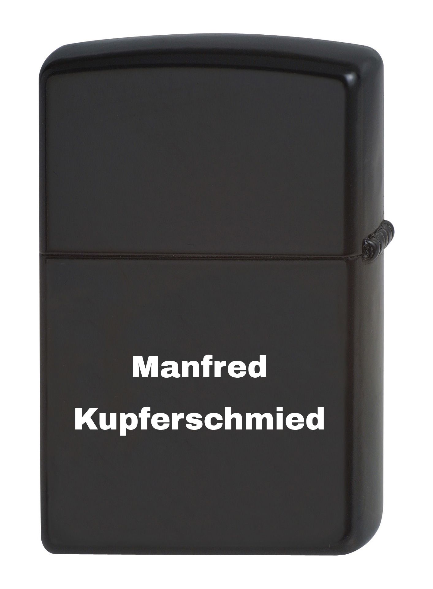 Druck Zippo Rückseite