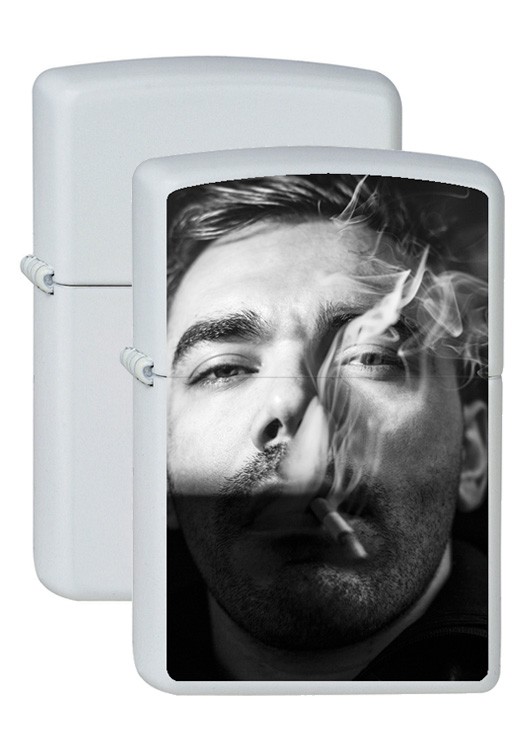 Inkl. Druck Zippo white matte