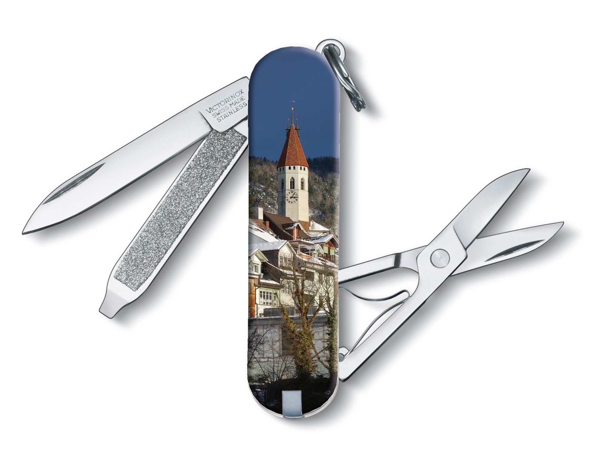 Inkl. Druck Taschenmesser Classic weiss