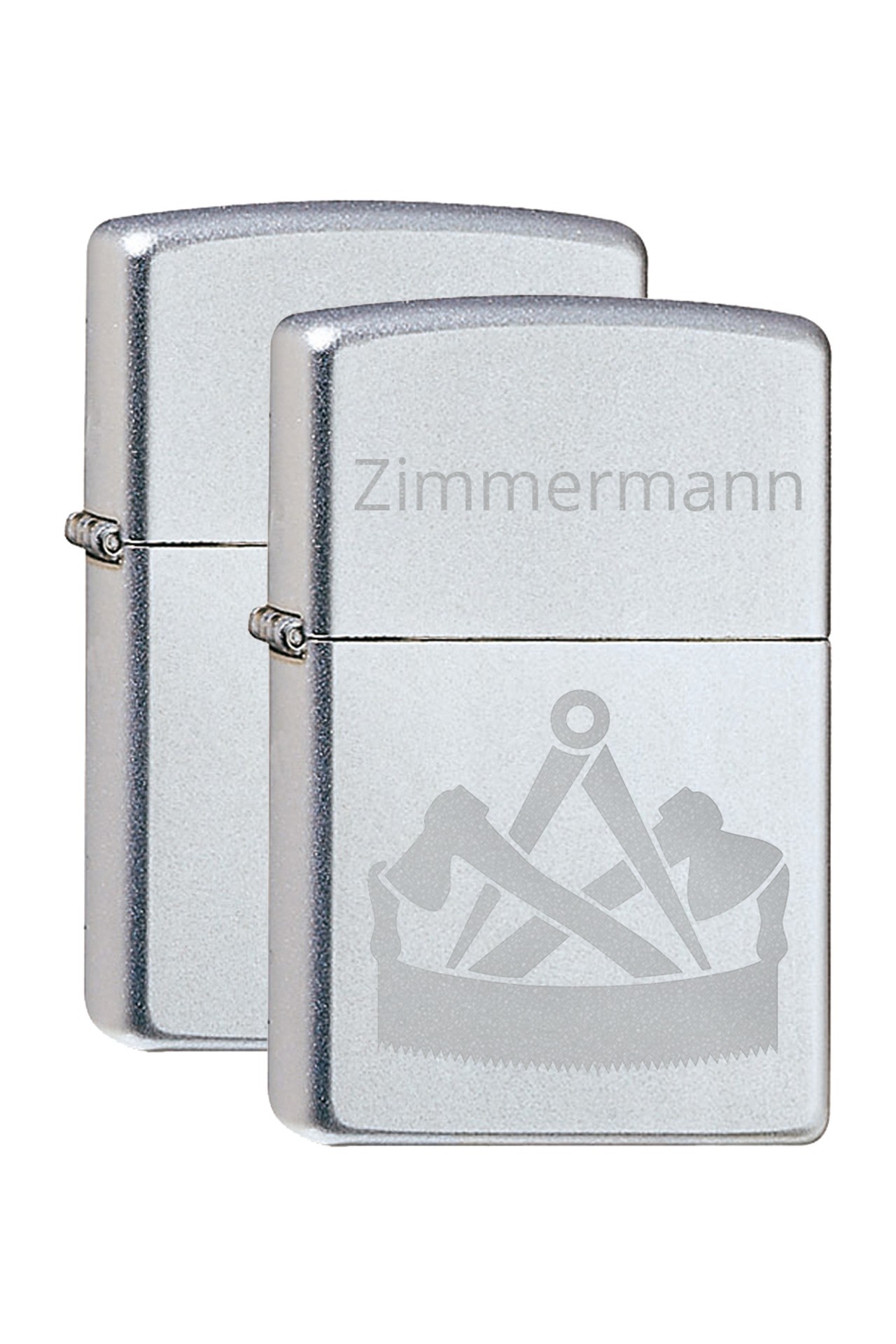 inkl. Gravur Zippo chrome satin