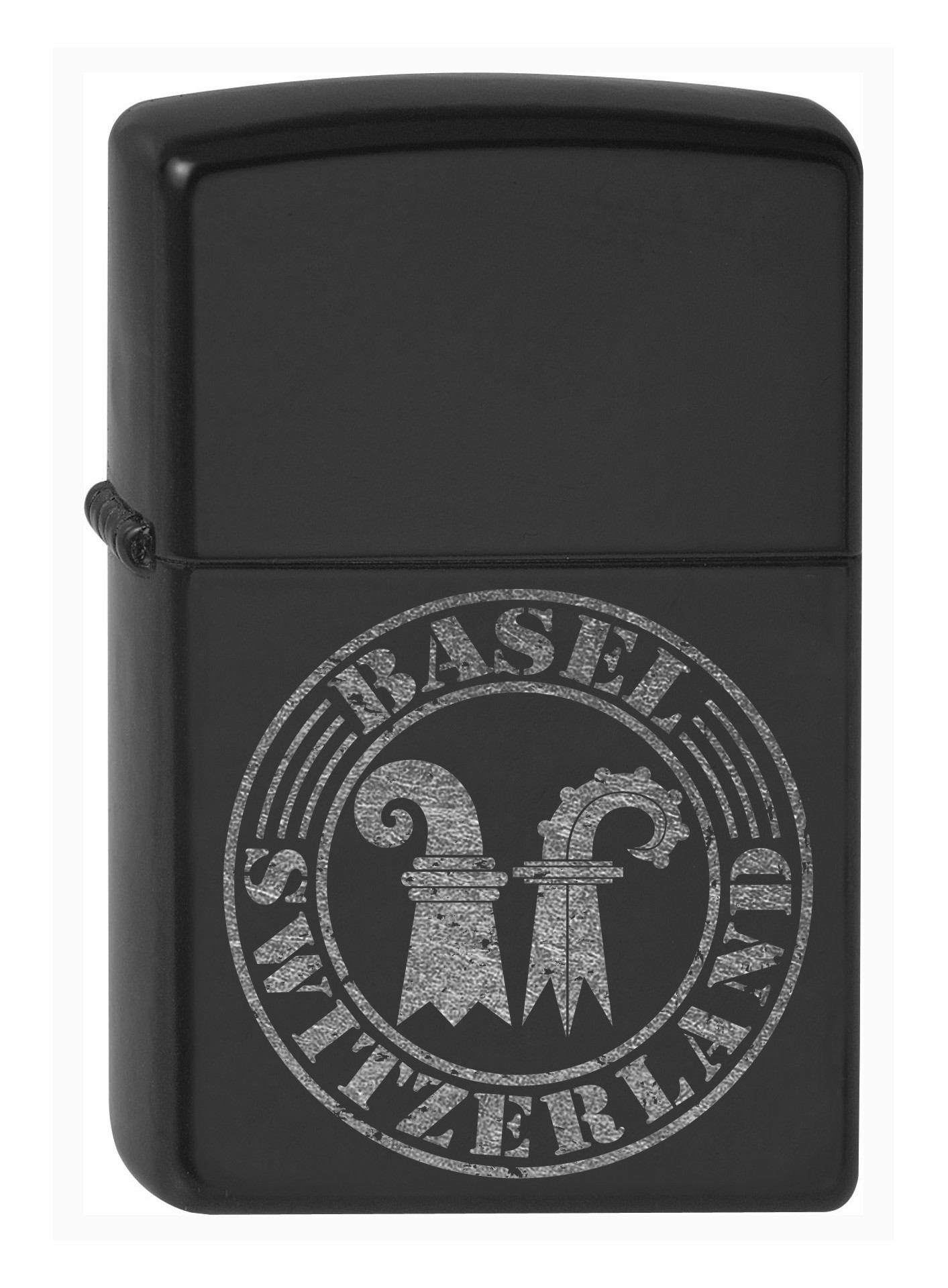 Basel Zippo graviert