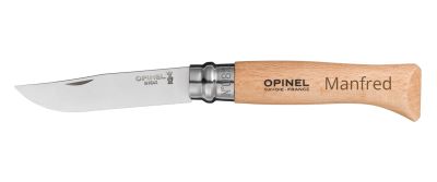 Gravur Messer Opinel Vorderseite