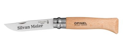 Gravur Messer Opinel Klinge