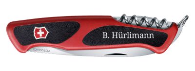 Druck Text Messer Vorderseite